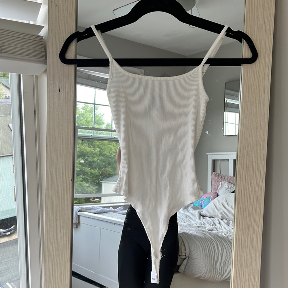 Windsor Soft White Strappy Bodysuit